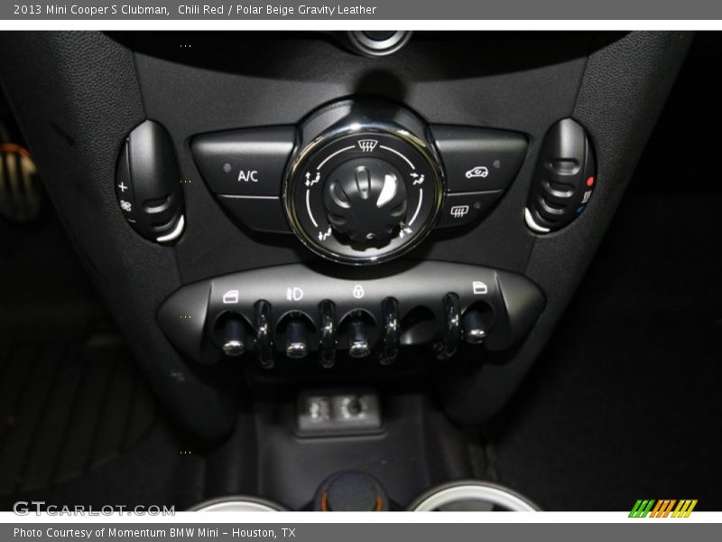 Chili Red / Polar Beige Gravity Leather 2013 Mini Cooper S Clubman