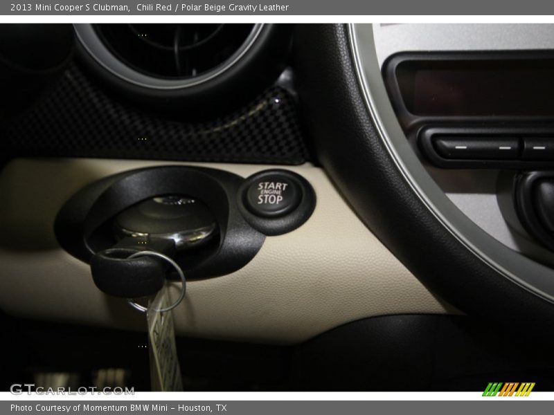 Chili Red / Polar Beige Gravity Leather 2013 Mini Cooper S Clubman