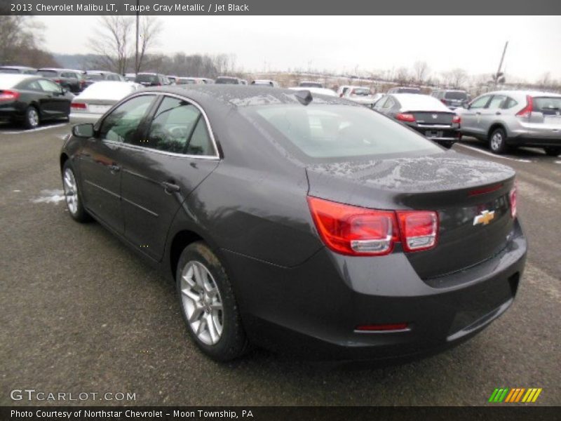 Taupe Gray Metallic / Jet Black 2013 Chevrolet Malibu LT