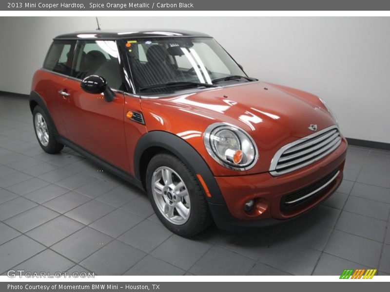 Spice Orange Metallic / Carbon Black 2013 Mini Cooper Hardtop