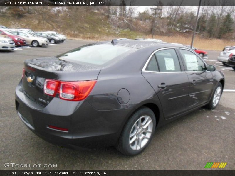 Taupe Gray Metallic / Jet Black 2013 Chevrolet Malibu LT