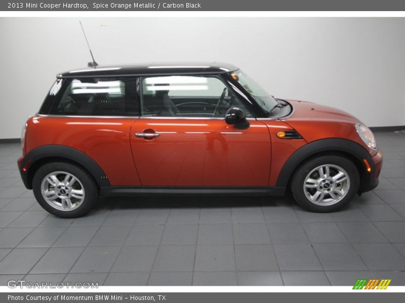 Spice Orange Metallic / Carbon Black 2013 Mini Cooper Hardtop