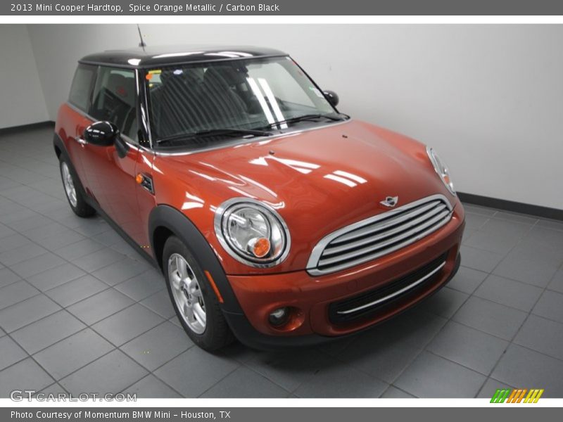 Spice Orange Metallic / Carbon Black 2013 Mini Cooper Hardtop
