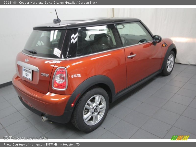 Spice Orange Metallic / Carbon Black 2013 Mini Cooper Hardtop