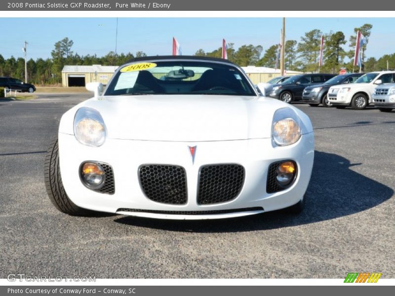 Pure White / Ebony 2008 Pontiac Solstice GXP Roadster