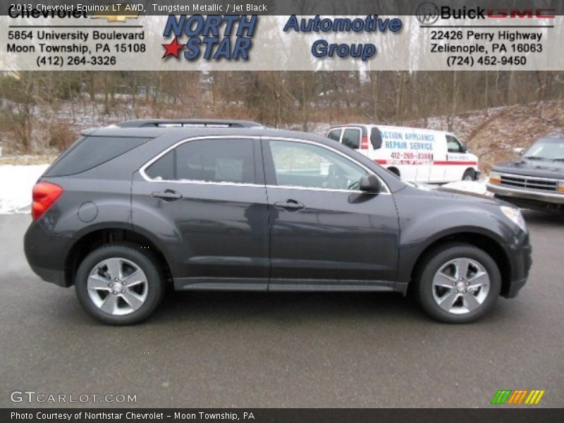 Tungsten Metallic / Jet Black 2013 Chevrolet Equinox LT AWD