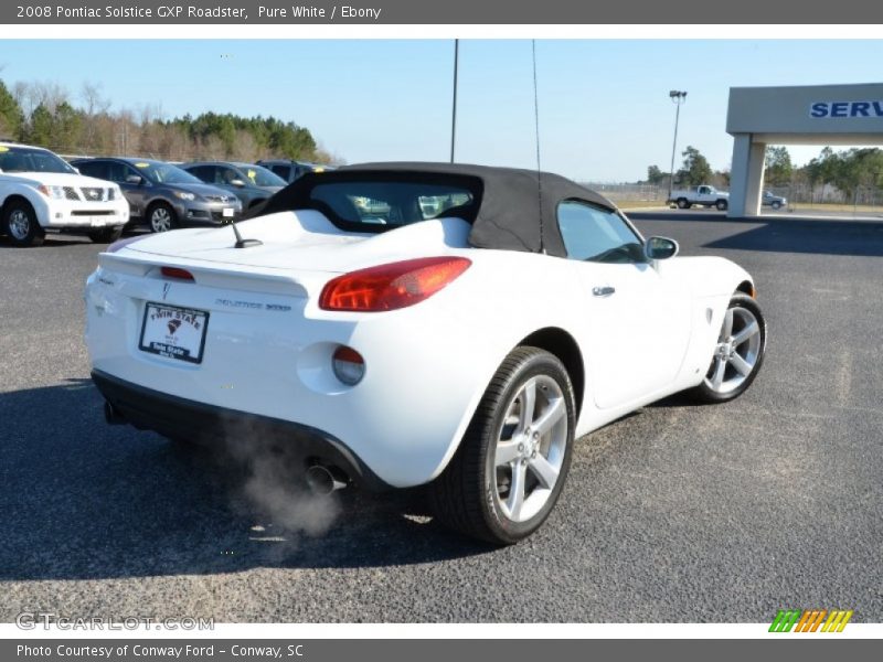 Pure White / Ebony 2008 Pontiac Solstice GXP Roadster