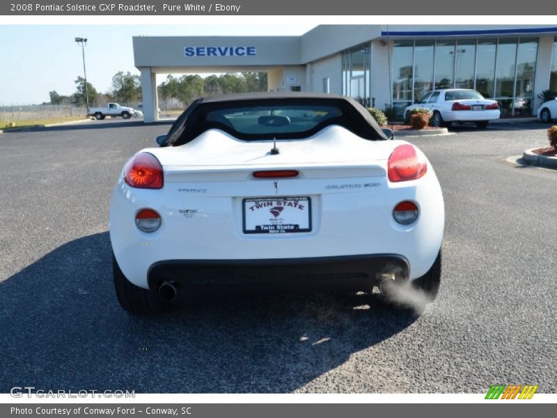 Pure White / Ebony 2008 Pontiac Solstice GXP Roadster