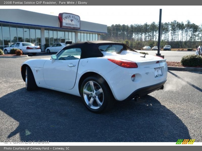 Pure White / Ebony 2008 Pontiac Solstice GXP Roadster