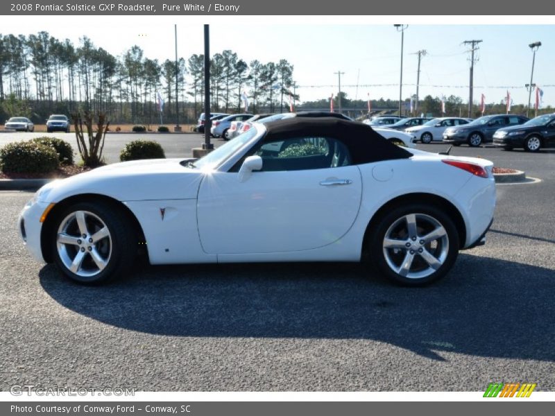 Pure White / Ebony 2008 Pontiac Solstice GXP Roadster