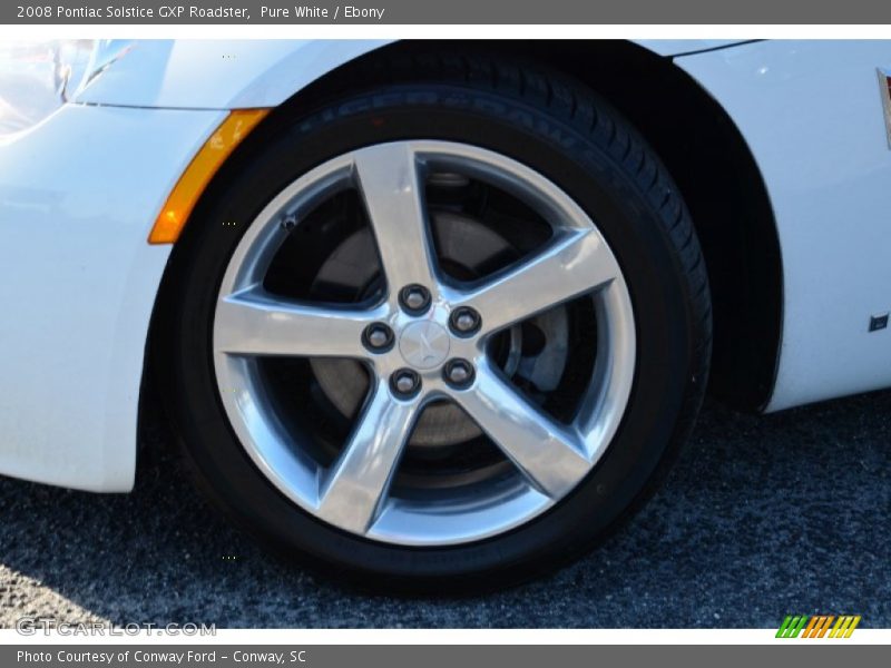 Pure White / Ebony 2008 Pontiac Solstice GXP Roadster