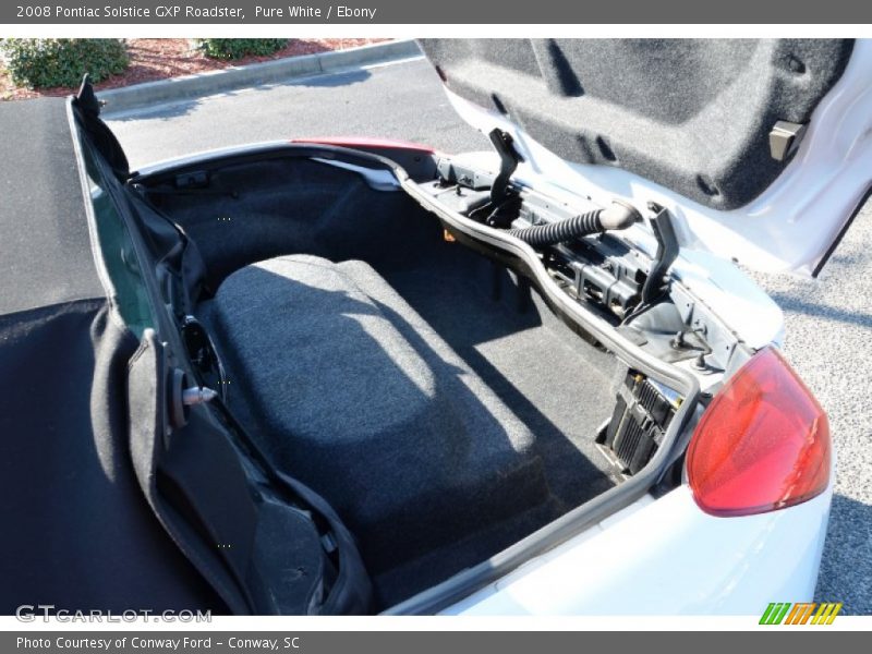 Pure White / Ebony 2008 Pontiac Solstice GXP Roadster