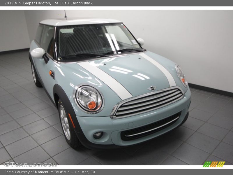 Ice Blue / Carbon Black 2013 Mini Cooper Hardtop