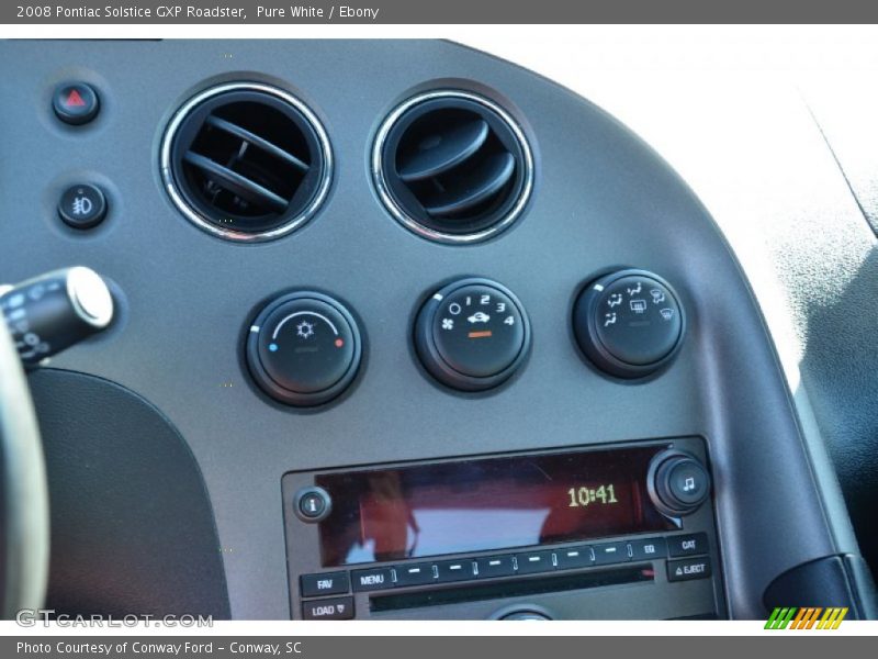 Pure White / Ebony 2008 Pontiac Solstice GXP Roadster