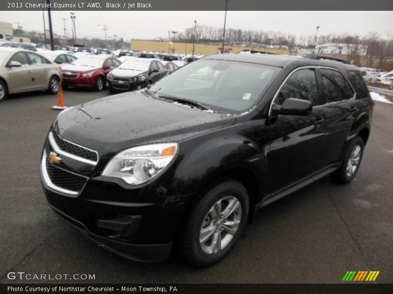 Black / Jet Black 2013 Chevrolet Equinox LT AWD