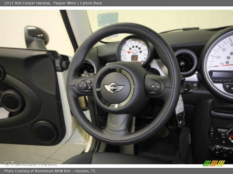 Pepper White / Carbon Black 2013 Mini Cooper Hardtop
