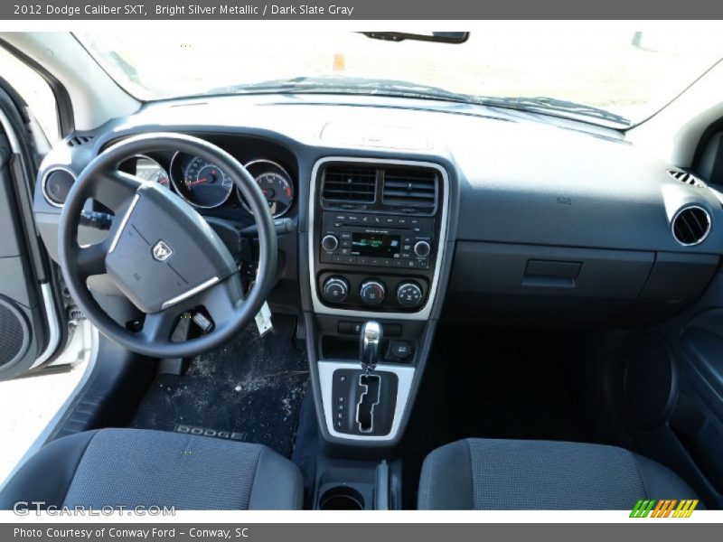 Bright Silver Metallic / Dark Slate Gray 2012 Dodge Caliber SXT