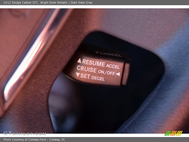Bright Silver Metallic / Dark Slate Gray 2012 Dodge Caliber SXT