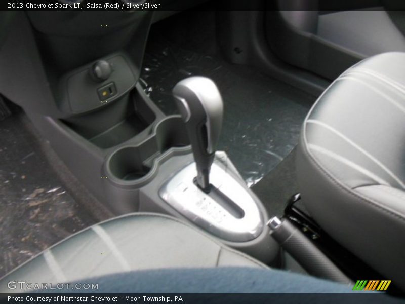 Salsa (Red) / Silver/Silver 2013 Chevrolet Spark LT