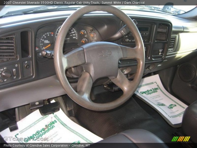 Summit White / Dark Charcoal 2007 Chevrolet Silverado 3500HD Classic Regular Cab Utiity Truck