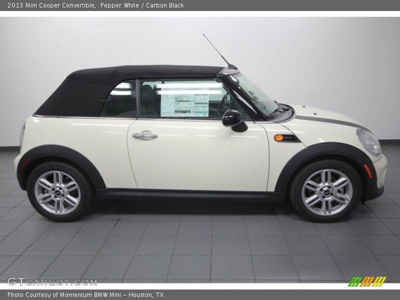 Pepper White / Carbon Black 2013 Mini Cooper Convertible