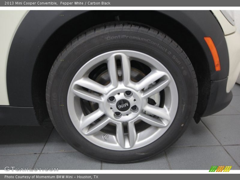 Pepper White / Carbon Black 2013 Mini Cooper Convertible