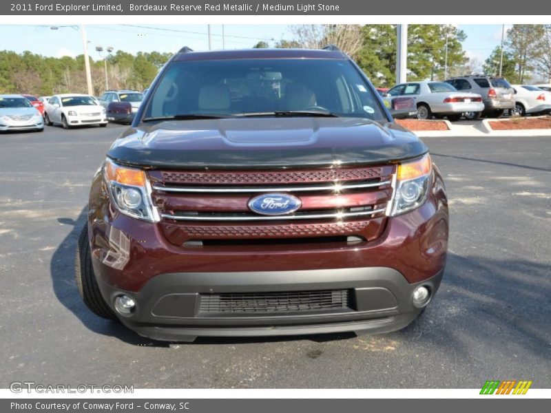 Bordeaux Reserve Red Metallic / Medium Light Stone 2011 Ford Explorer Limited