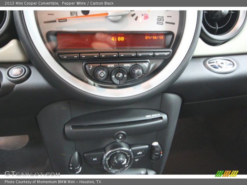 Pepper White / Carbon Black 2013 Mini Cooper Convertible