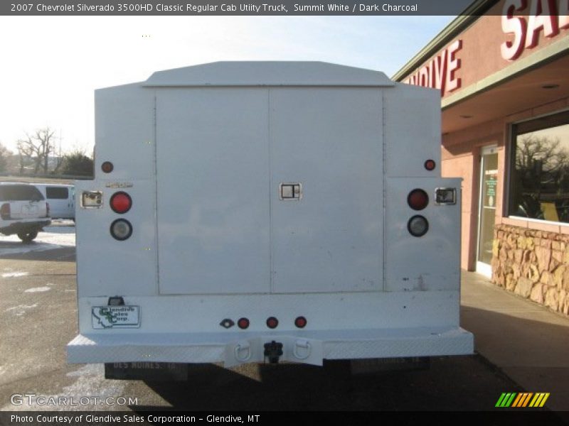 Summit White / Dark Charcoal 2007 Chevrolet Silverado 3500HD Classic Regular Cab Utiity Truck