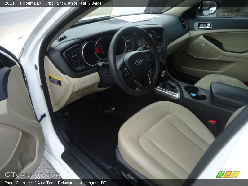  2011 Optima EX Turbo Beige Interior