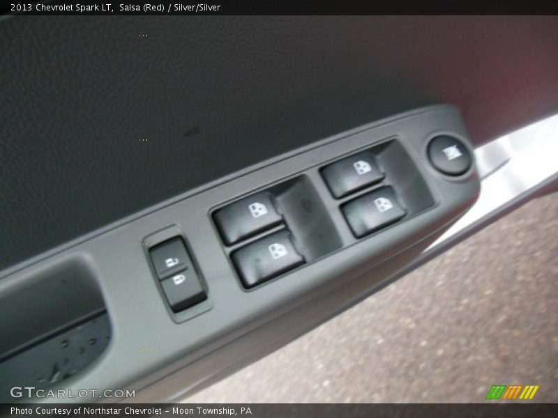 Salsa (Red) / Silver/Silver 2013 Chevrolet Spark LT