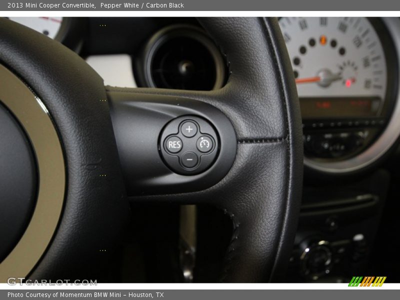Pepper White / Carbon Black 2013 Mini Cooper Convertible