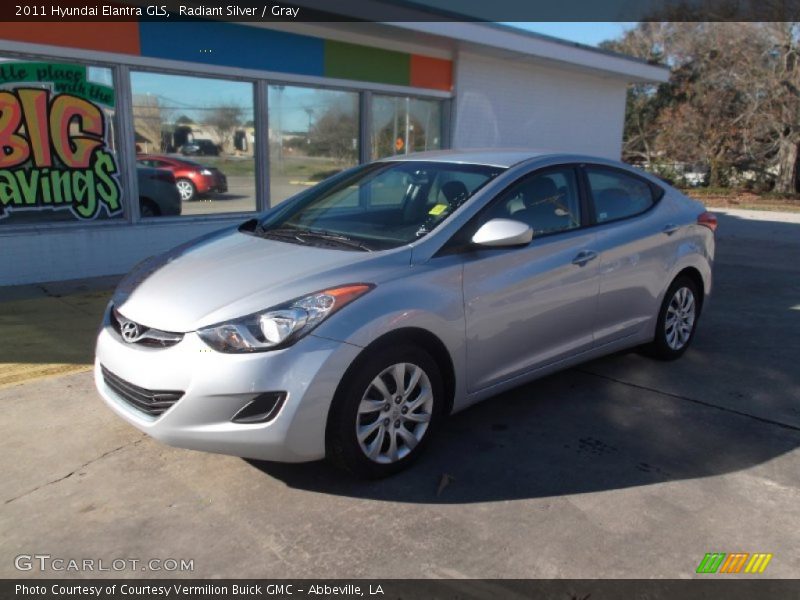 Radiant Silver / Gray 2011 Hyundai Elantra GLS
