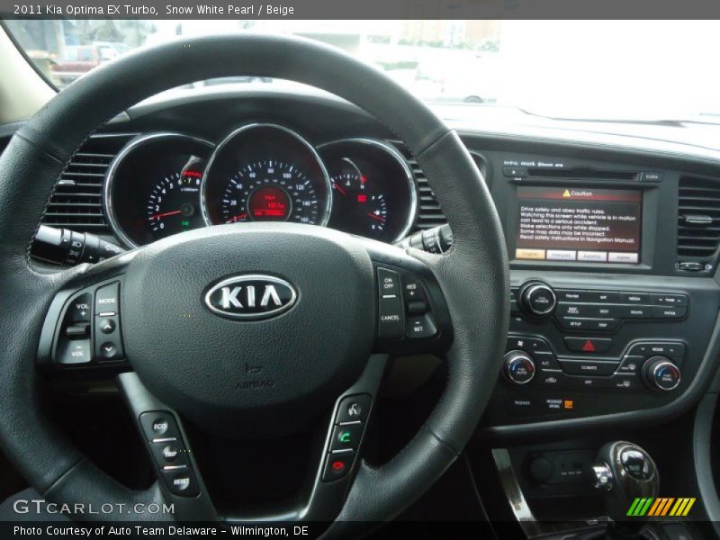 Dashboard of 2011 Optima EX Turbo