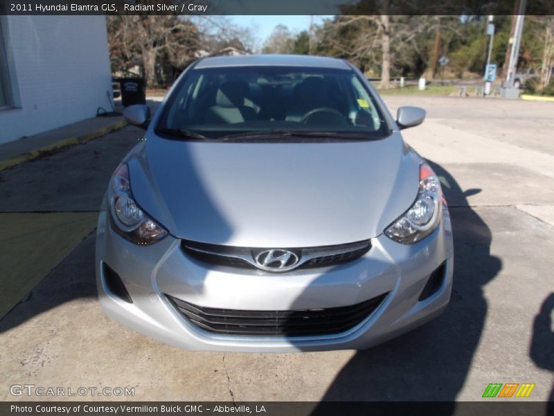 Radiant Silver / Gray 2011 Hyundai Elantra GLS