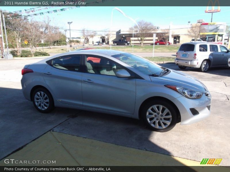 Radiant Silver / Gray 2011 Hyundai Elantra GLS