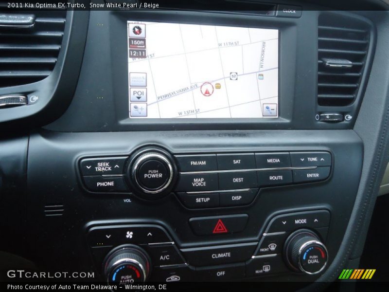 Navigation of 2011 Optima EX Turbo