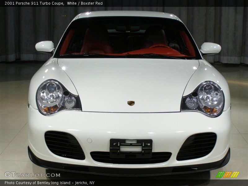White / Boxster Red 2001 Porsche 911 Turbo Coupe
