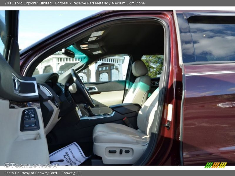 Bordeaux Reserve Red Metallic / Medium Light Stone 2011 Ford Explorer Limited