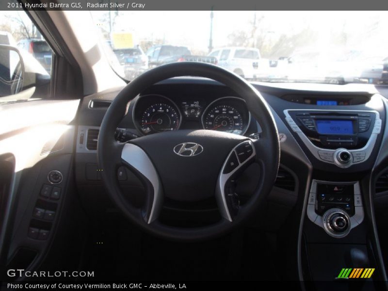 Radiant Silver / Gray 2011 Hyundai Elantra GLS
