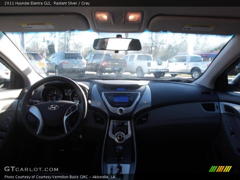 Radiant Silver / Gray 2011 Hyundai Elantra GLS