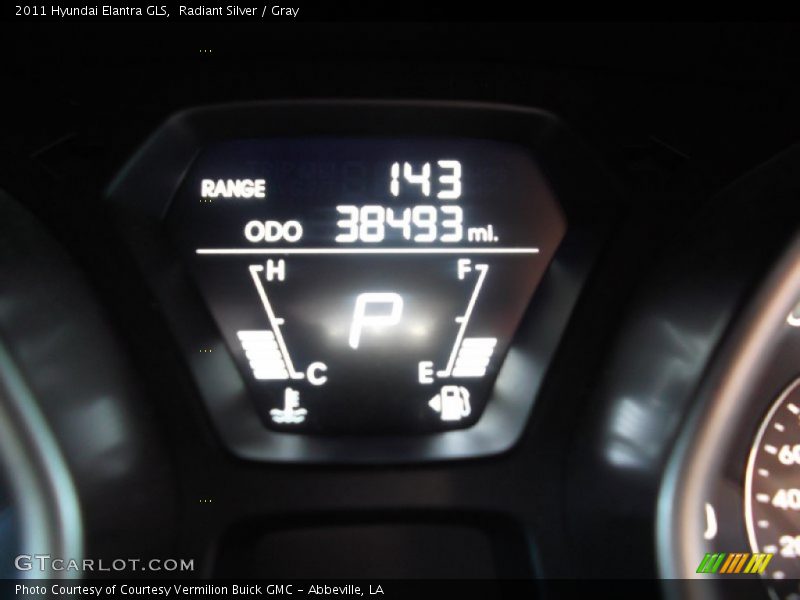 Radiant Silver / Gray 2011 Hyundai Elantra GLS