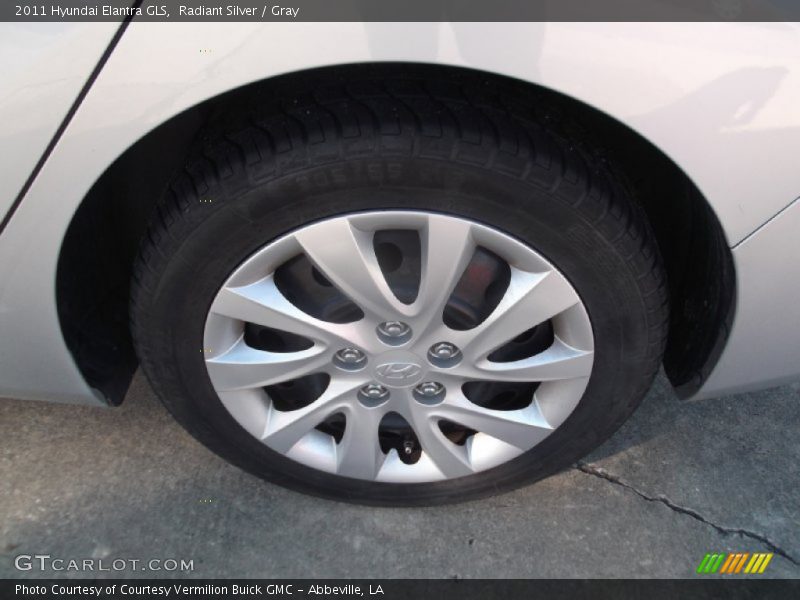 Radiant Silver / Gray 2011 Hyundai Elantra GLS