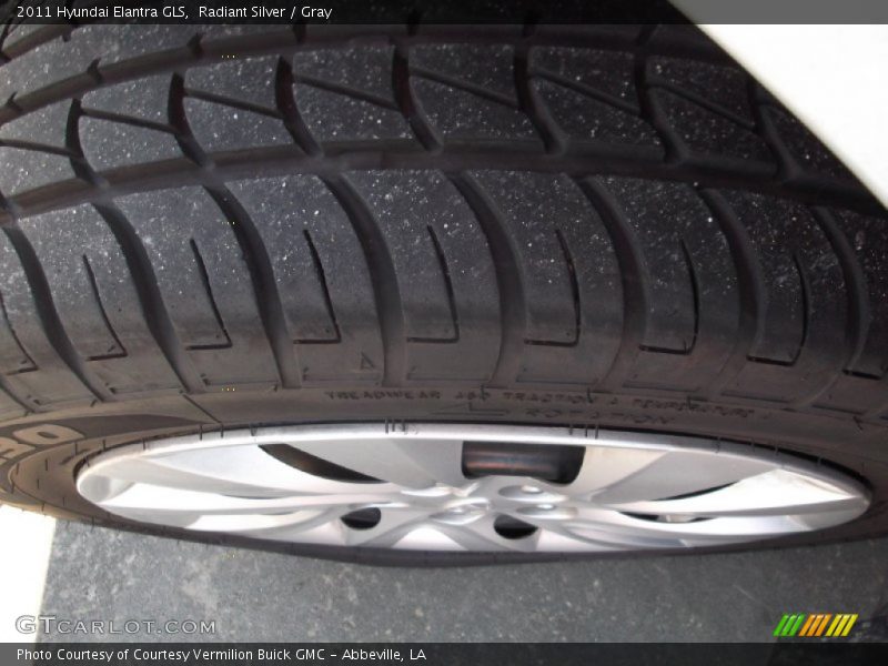 Radiant Silver / Gray 2011 Hyundai Elantra GLS