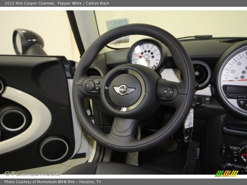 Pepper White / Carbon Black 2013 Mini Cooper Clubman