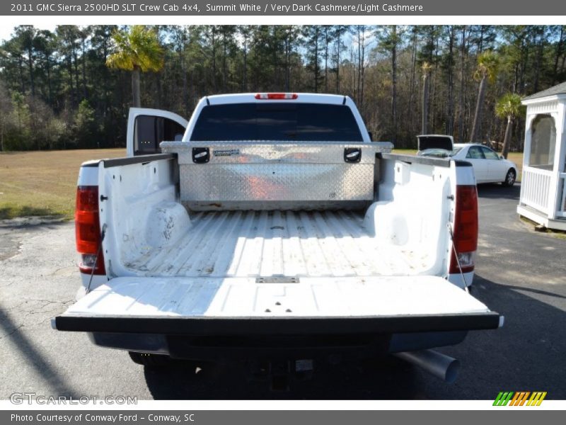 Summit White / Very Dark Cashmere/Light Cashmere 2011 GMC Sierra 2500HD SLT Crew Cab 4x4