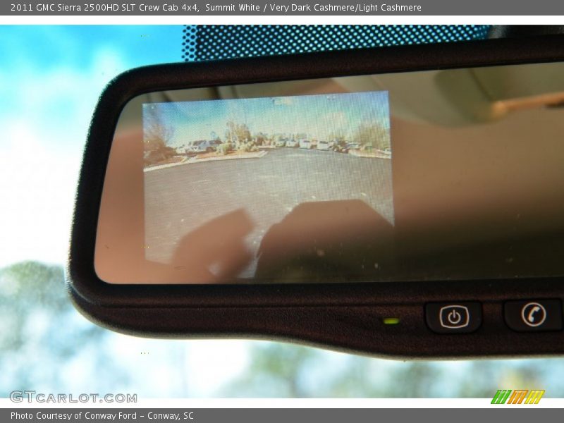 Summit White / Very Dark Cashmere/Light Cashmere 2011 GMC Sierra 2500HD SLT Crew Cab 4x4