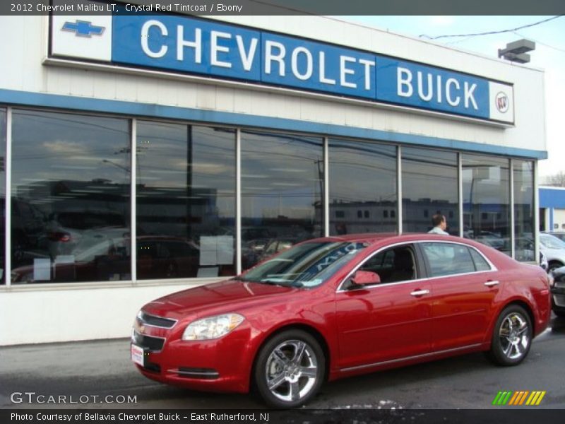 Crystal Red Tintcoat / Ebony 2012 Chevrolet Malibu LT