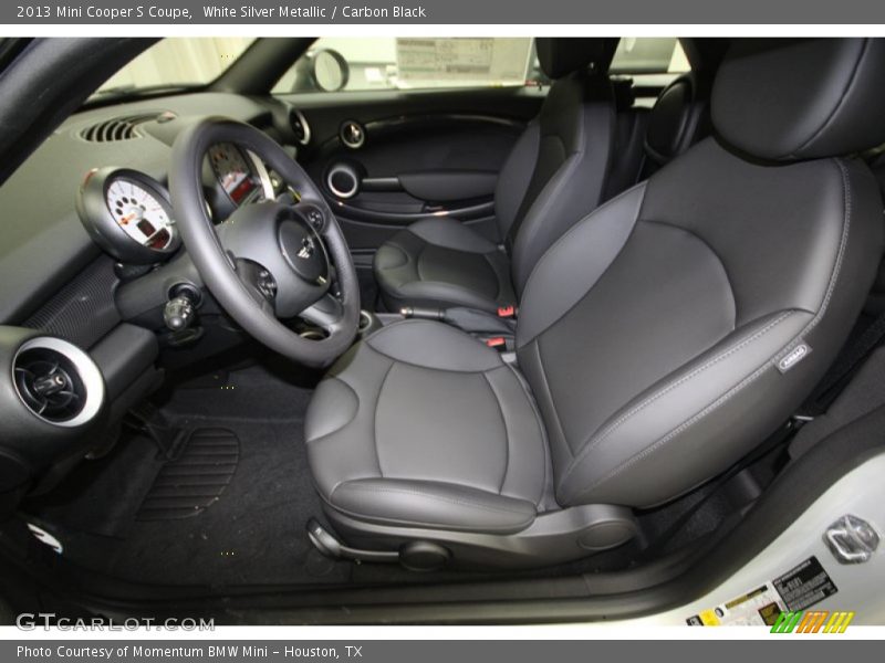  2013 Cooper S Coupe Carbon Black Interior