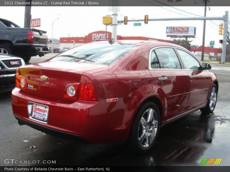 Crystal Red Tintcoat / Ebony 2012 Chevrolet Malibu LT